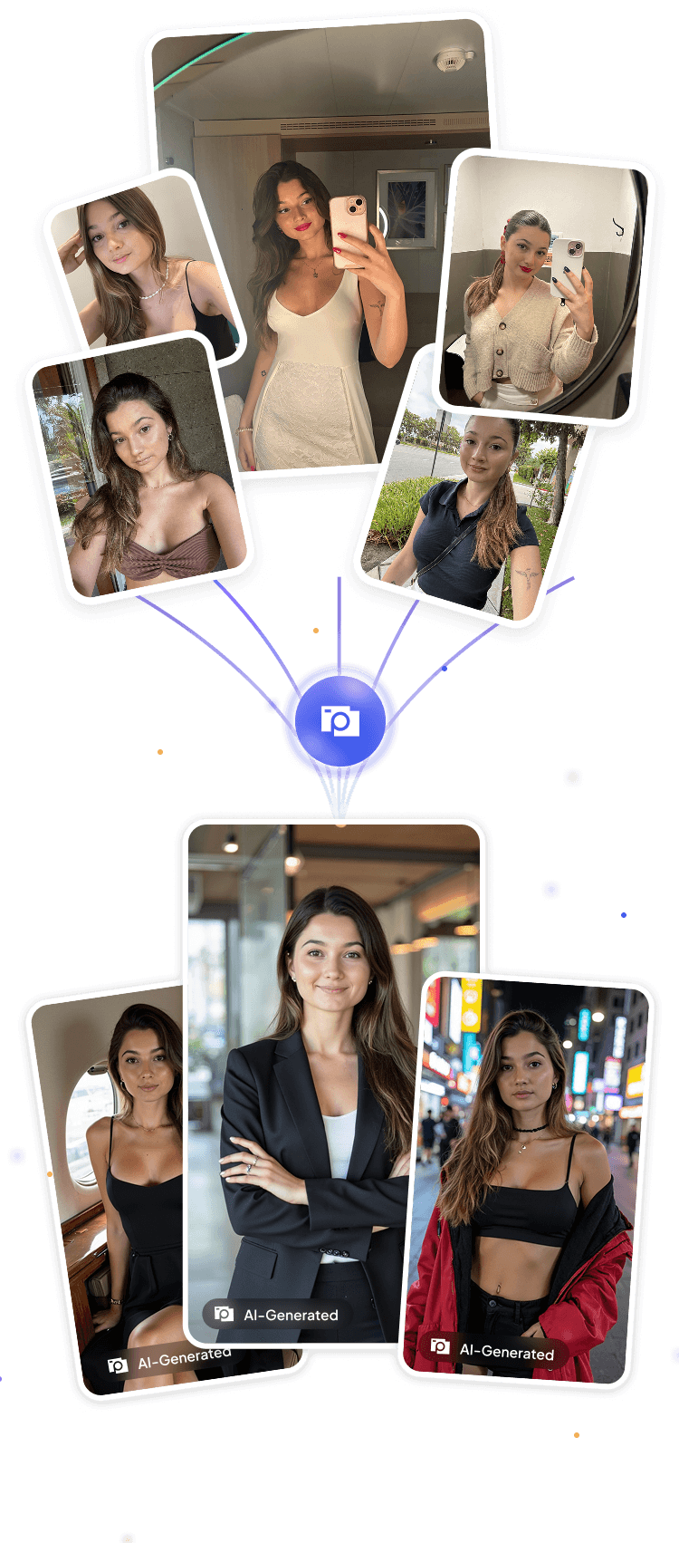 Turn selfies into any photo